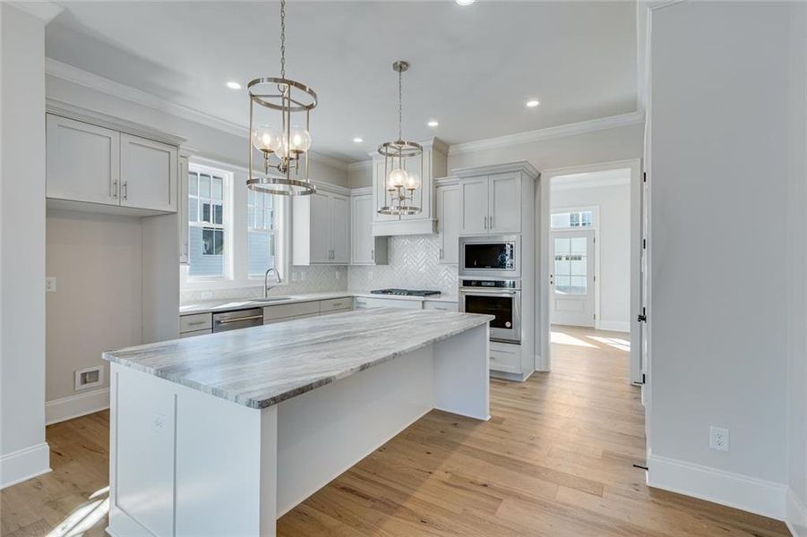 Furnished interior view inside a new home in , Dacula (Image 8).