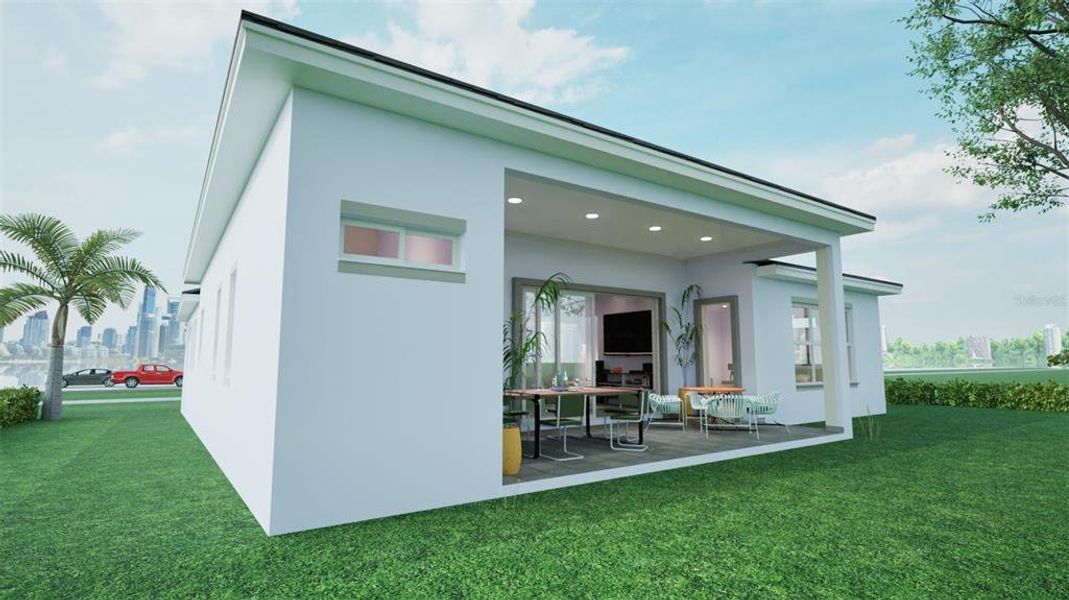 Exterior details and patio area of a home in , Port Charlotte (Image 24). Exterior details and patio area of a home in , Port Charlotte (Image 24).