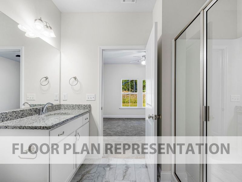 Furnished interior view inside a new home in Forrest Bluff, North Augusta (Image 6).