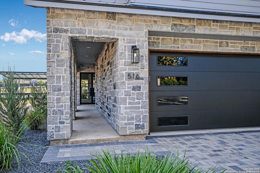 Exterior details and patio area of a home in , Kingsland (Image 23).