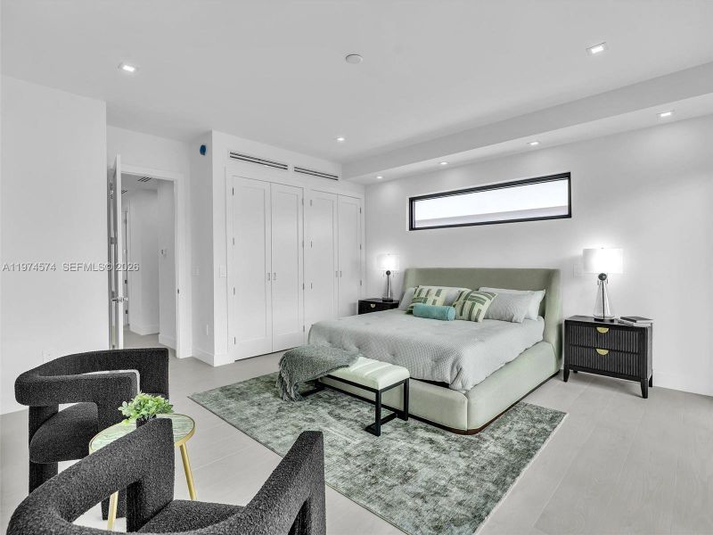 Furnished interior view inside a new home in , Dania Beach (Image 16).