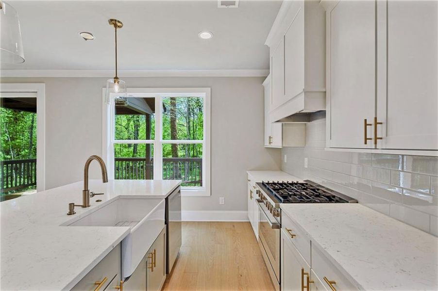 Furnished interior view inside a new home in , Atlanta (Image 14).