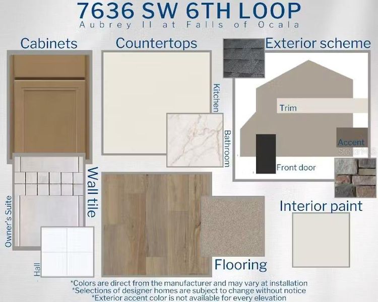 Sample of building materials used in homes in Falls of Ocala, Ocala (Image 11).