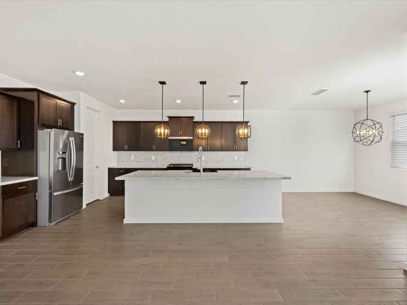 Furnished interior view inside a new home in Mountain View Estates Signature Series, Buckeye (Image 4). Furnished interior view inside a new home in Mountain View Estates Signature Series, Buckeye (Image 4).