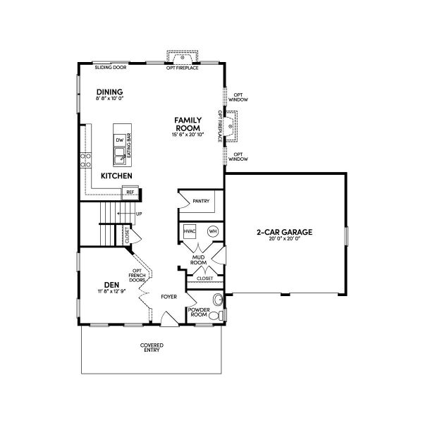 2D floor plan layout of this home in Nexton, Summerville, SC (Image 3). 2D floor plan layout of this home in Nexton, Summerville, SC (Image 3).