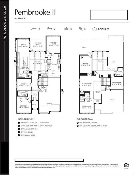 With a fantastic open concept main floor and game-media rooms upstairs, our Pembrook II floor plan was designed for entertaining!