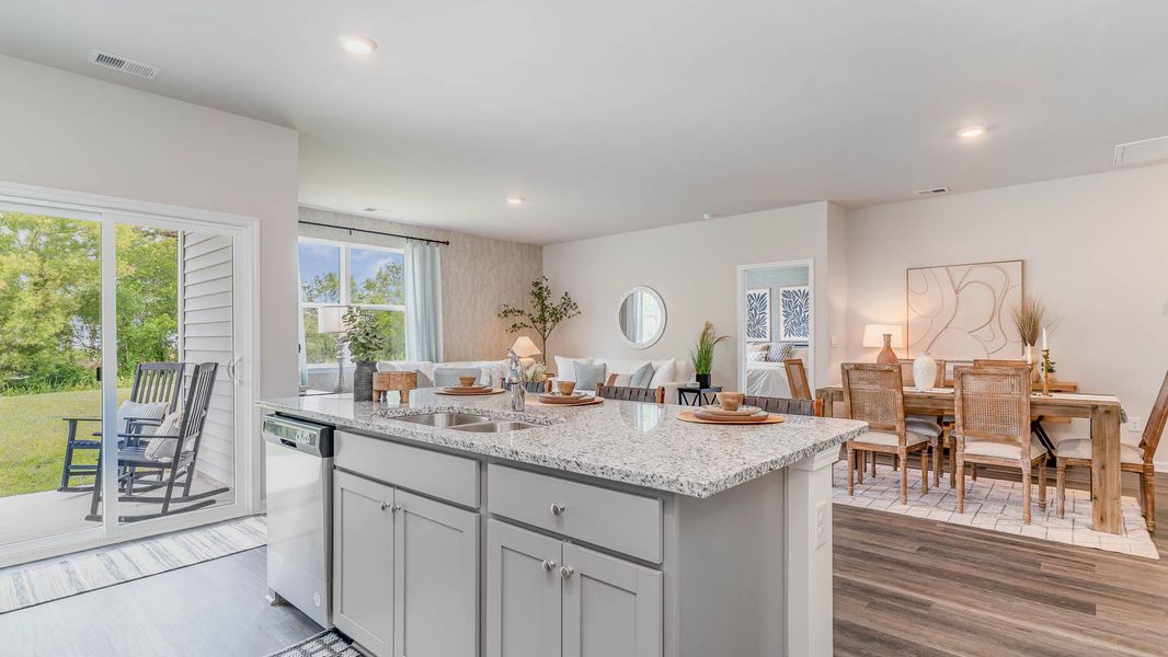 Furnished interior view inside a new home in The Bluffs at Mill Creek, Florence (Image 5). Furnished interior view inside a new home in The Bluffs at Mill Creek, Florence (Image 5).