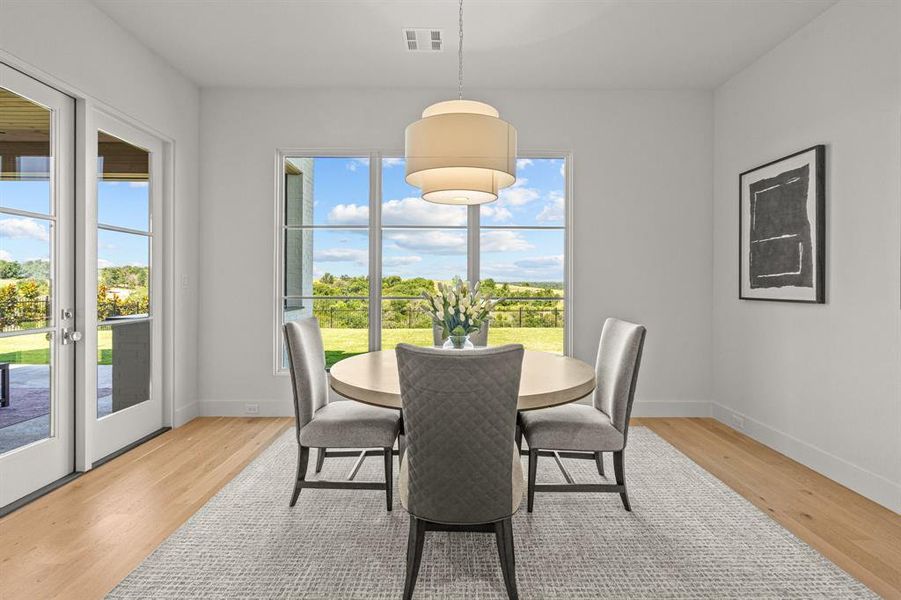 Furnished interior view inside a new home in , Fort Worth (Image 29). Furnished interior view inside a new home in , Fort Worth (Image 29).