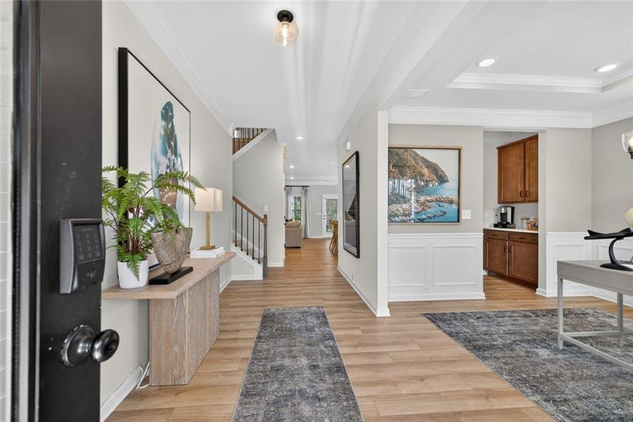 Furnished interior view inside a new home in Allen Manor, Hoschton (Image 12).