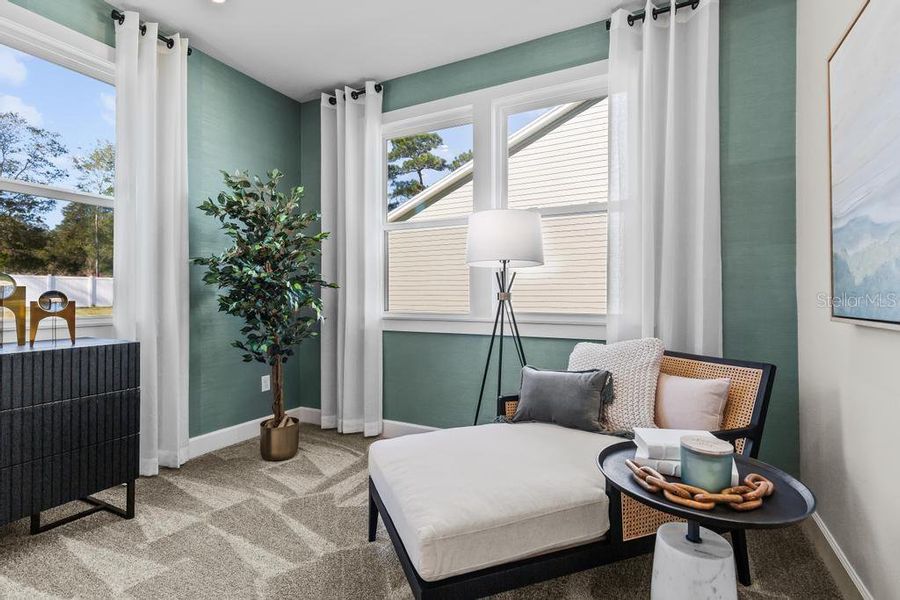 Furnished interior view inside a new home in The Cypress Series at Reserve East, Flagler Beach (Image 28).