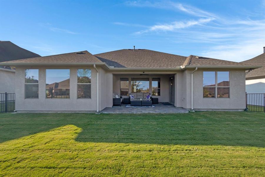 The expanded patio gives you so much more outdoor space.