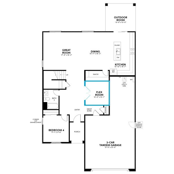 Floor 1: Double Door at Flex Option