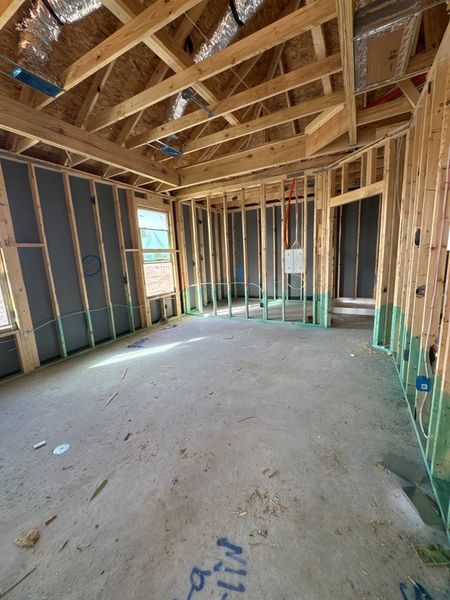 In-progress construction of a new home in Cedar Ridge Estates, Anna, TX (Image 6).