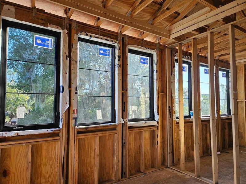 In-progress construction of a new home in , Winter Park, FL (Image 55).