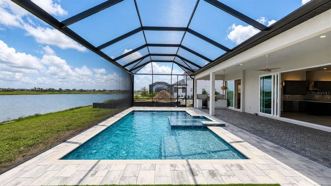 Exterior details and patio area of a home in Shellstone at Waterside, Sarasota (Image 40). Exterior details and patio area of a home in Shellstone at Waterside, Sarasota (Image 40).