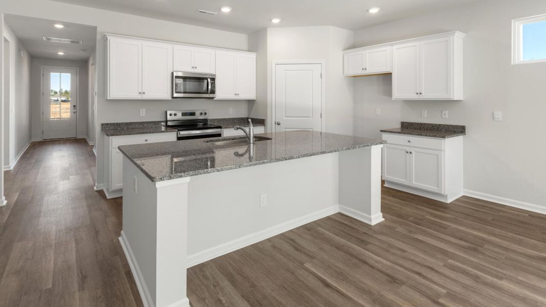 Furnished interior view inside a new home in Indigo Preserve, Leland (Image 8).