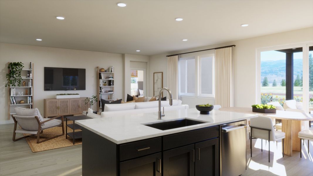 Representative furnished interior of a home built from the 1 by Trumark Homes in Independence, Elizabeth (Image 5).