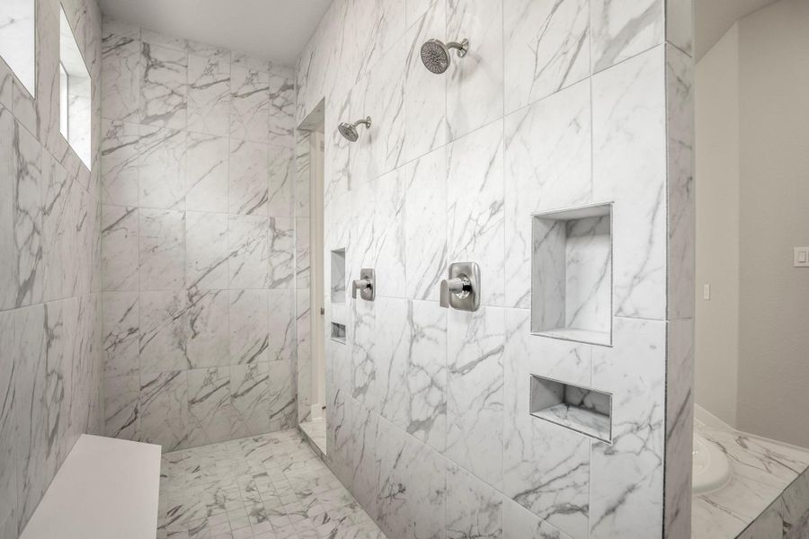 Furnished interior view inside a new home in Artavia 70′ Lots, Conroe (Image 34).