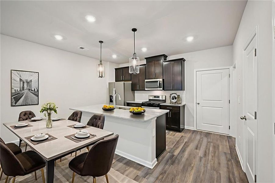 Furnished interior view inside a new home in , Conyers (Image 9).