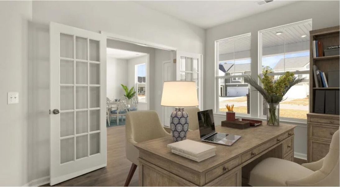 Furnished interior view inside a new home in , Summerville (Image 6).