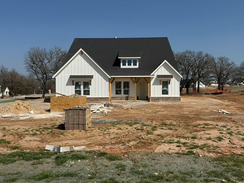 In-progress construction of a new home in Oak Grove Addition, Springtown, TX (Image 5).