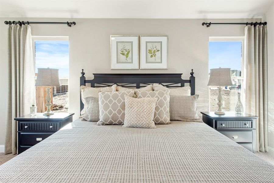 Furnished interior view inside a new home in Legacy Ranch Classic 55, Melissa (Image 17).