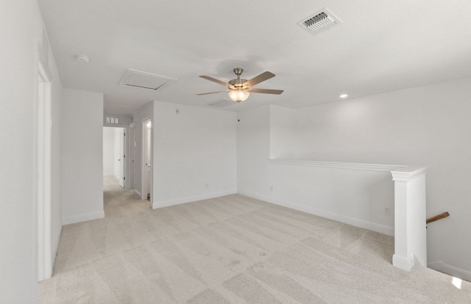 Spacious, unfurnished interior of a new home in Saddleback at Santa Rita Ranch, Liberty Hill (Image 37). Spacious, unfurnished interior of a new home in Saddleback at Santa Rita Ranch, Liberty Hill (Image 37).