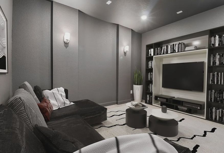 Homesite 1604 Media Room - Staged - 16 of 19