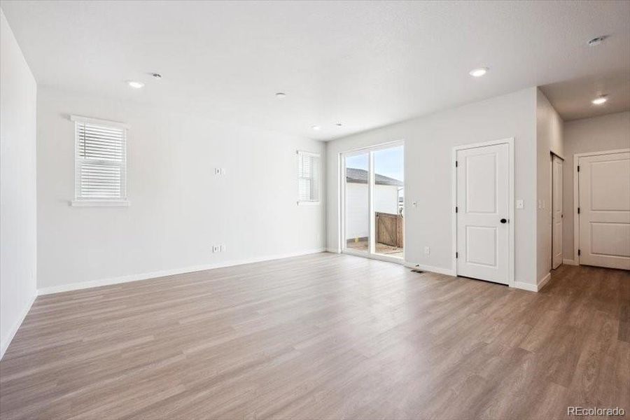 Spacious, unfurnished interior of a new home in The Boulevard II Collection at Windler, Aurora (Image 15). Spacious, unfurnished interior of a new home in The Boulevard II Collection at Windler, Aurora (Image 15).