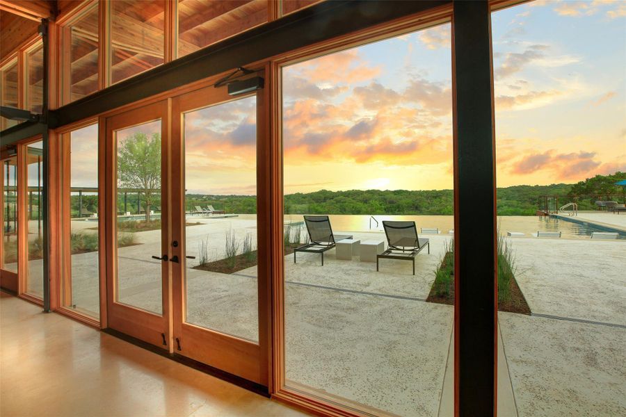 Wolf Ranch Pool View from Amenity