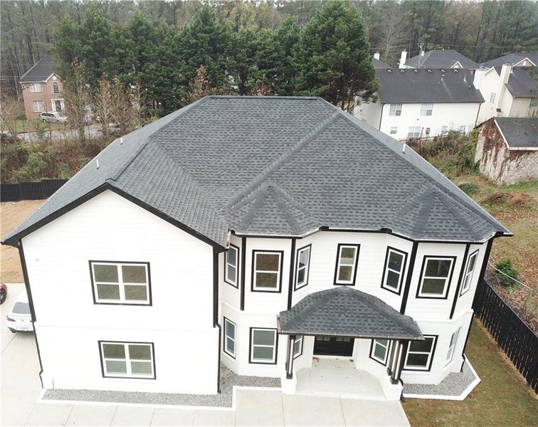 Exterior details and patio area of a home in , Lithonia (Image 28).