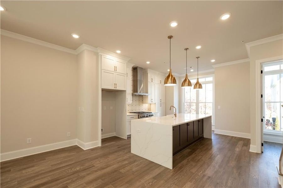 With timeless finishes and a practical design, this kitchen checks every box for both form and function. These photos are from another community and are not representative of this homesite. With timeless finishes and a practical design, this kitchen checks every box for both form and function. These photos are from another community and are not representative of this homesite.