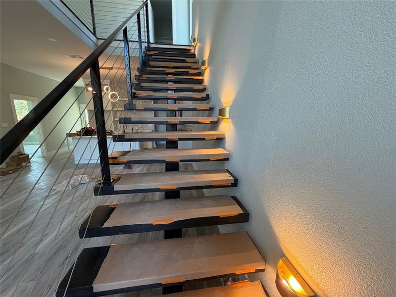 Close-up of interior finishes inside a home in , Dallas (Image 5).