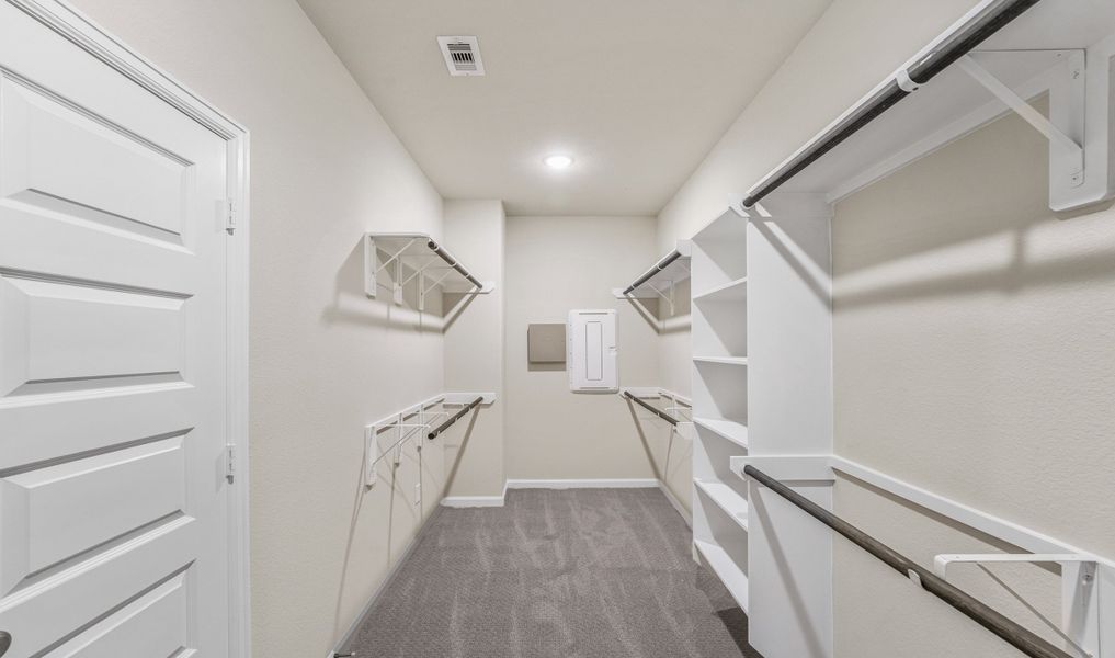 Huge owner's walk-in closet