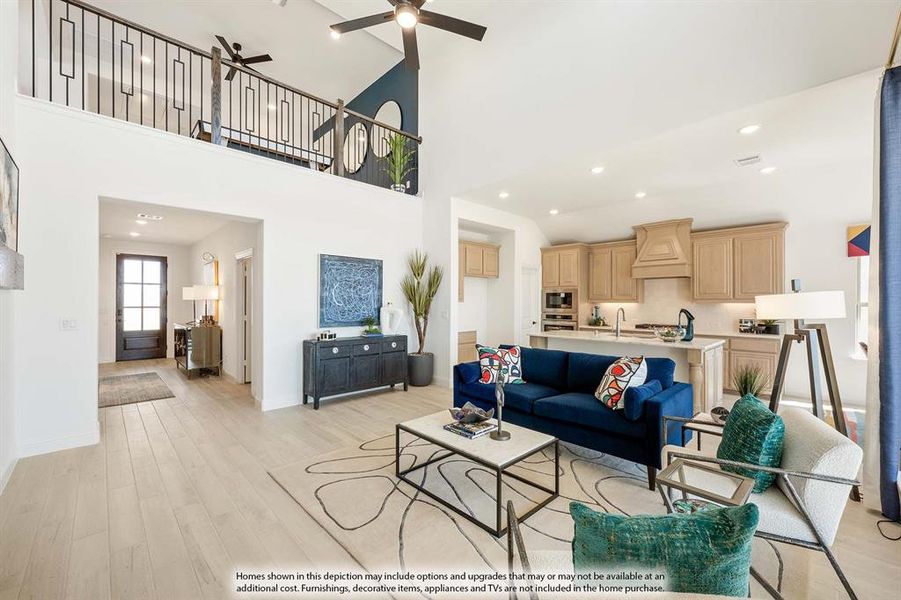 Furnished interior view inside a new home in Maplewood, Glenn Heights (Image 11). Furnished interior view inside a new home in Maplewood, Glenn Heights (Image 11).