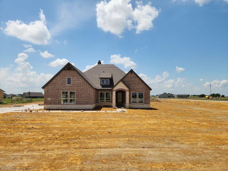 In-progress construction of a new home in Rocky Top, Krum, TX (Image 6).