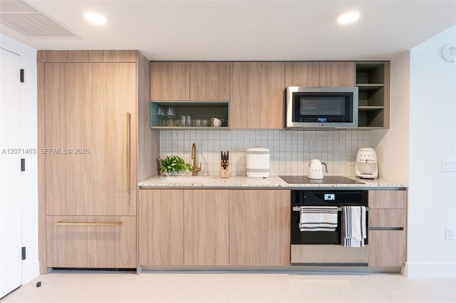 Furnished interior view inside a new home in , Miami (Image 11).