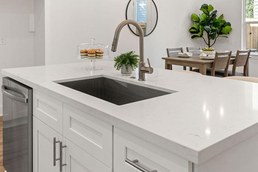 Close-up of interior finishes inside a home in , Houston (Image 21).