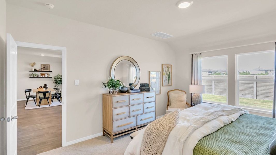Representative furnished interior of a home built from the The Irvine by D.R. Horton in Monarch Ranch, Manor (Image 18). Representative furnished interior of a home built from the The Irvine by D.R. Horton in Monarch Ranch, Manor (Image 18).