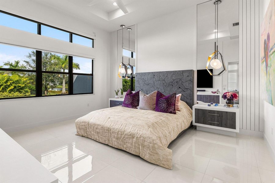 Furnished interior view inside a new home in , Boca Raton (Image 40). Furnished interior view inside a new home in , Boca Raton (Image 40).