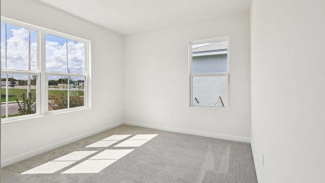 Representative unfurnished interior of a home built from the Baker by DRB Homes in Liberty Trace, Haines City (Image 26).