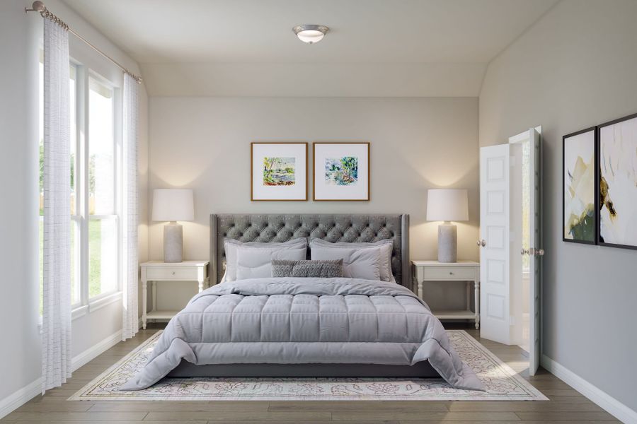 Furnished interior view inside a new home in Trillium, Richmond (Image 6).