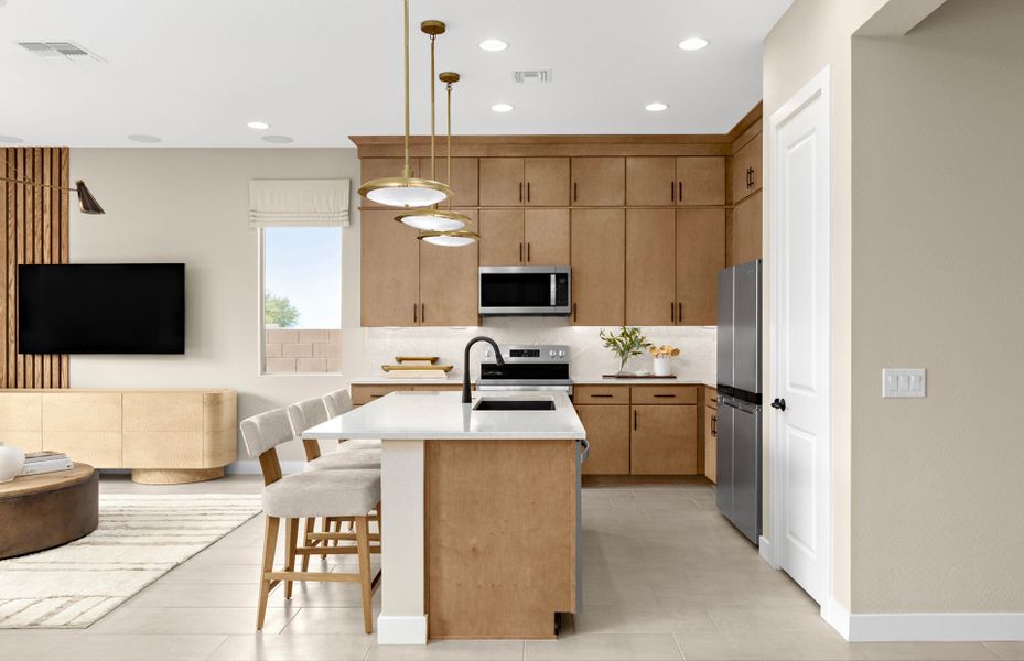 Representative furnished interior of a home built from the Bayley by Del Webb in Sun City Festival, Buckeye (Image 16).