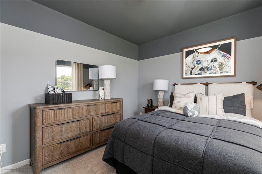 Furnished interior view inside a new home in The Beacon at Old Peachtree Single Family Homes, Lawrenceville (Image 32).