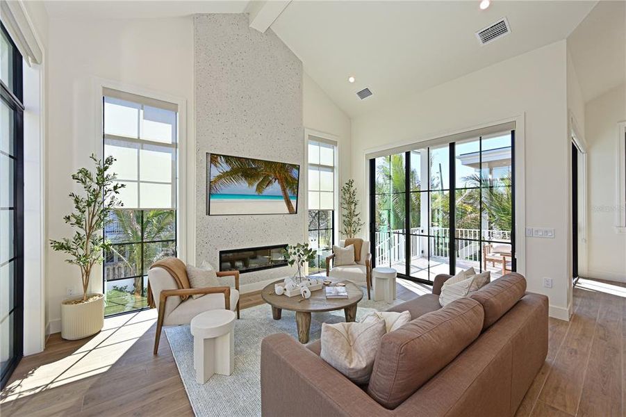 Furnished interior view inside a new home in , Anna Maria (Image 44).