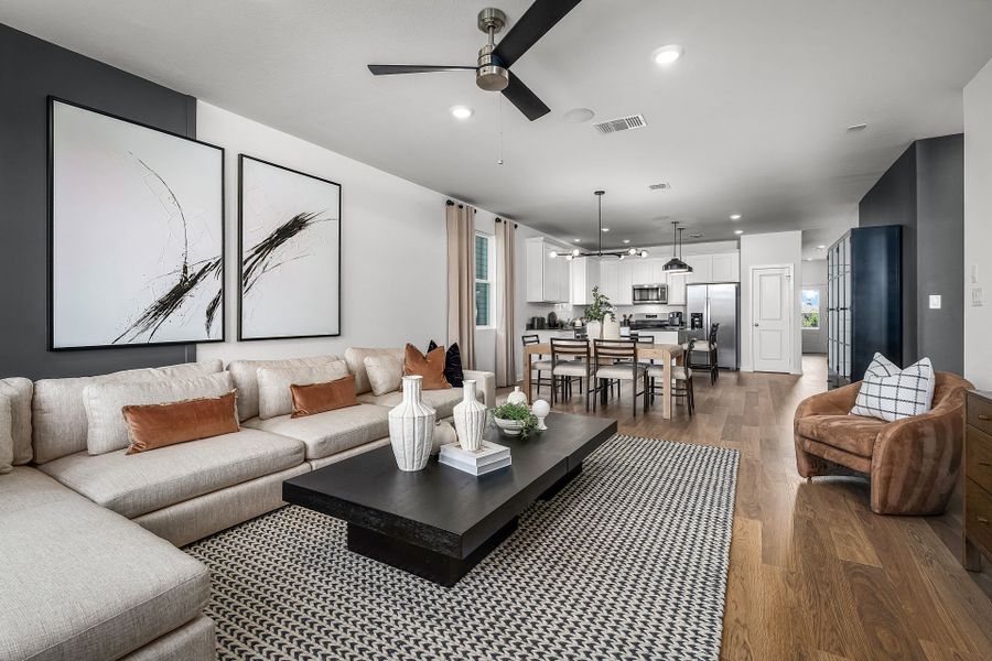 Representative furnished interior of a home built from the Eastgate by Centex in Alto, San Marcos (Image 15).