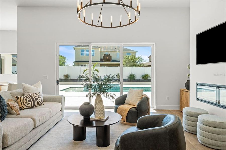 Furnished interior view inside a new home in , Wesley Chapel (Image 26). Furnished interior view inside a new home in , Wesley Chapel (Image 26).