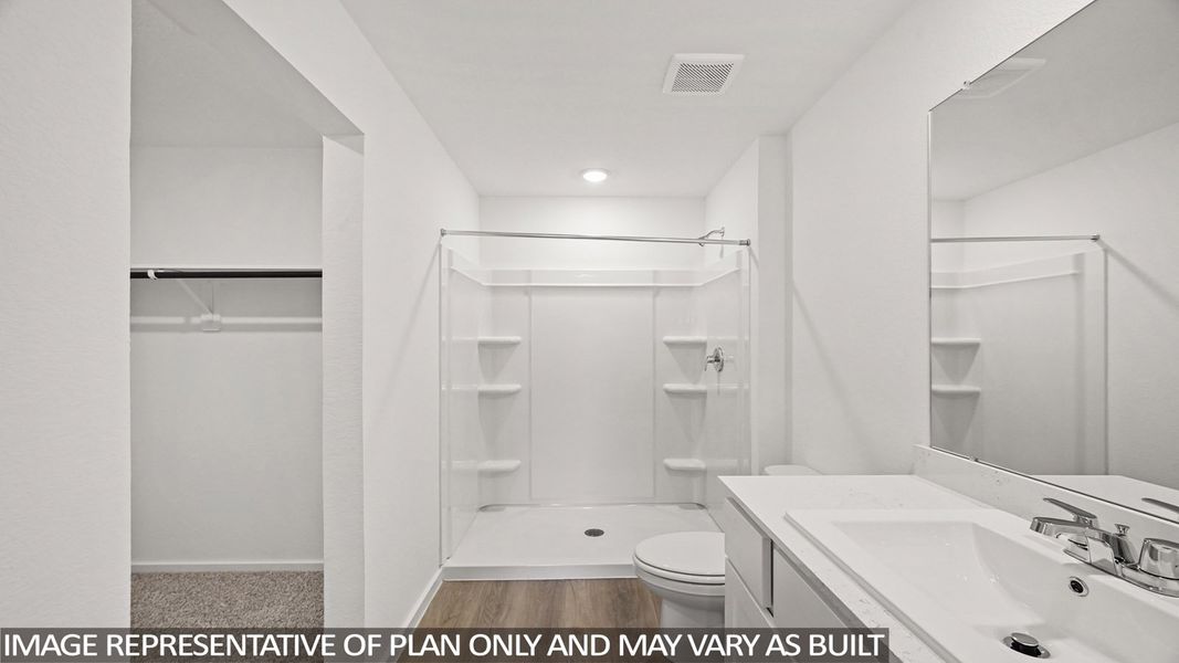 Furnished interior view inside a new home in New Waverly Station, New Waverly (Image 7).