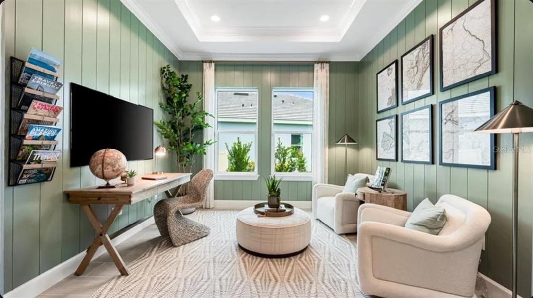 Furnished interior view inside a new home in Skye Ranch Community Group Page, Sarasota (Image 5). Furnished interior view inside a new home in Skye Ranch Community Group Page, Sarasota (Image 5).
