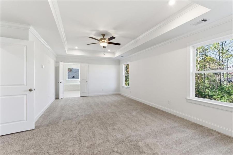 Spacious, unfurnished interior of a new home in The Estates at Hurricane Pointe, Douglasville (Image 44).